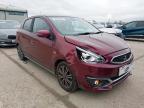 2018 MITSUBISHI MIRAGE 1.2 JURO 5DR CVT for sale at Copart SANDWICH