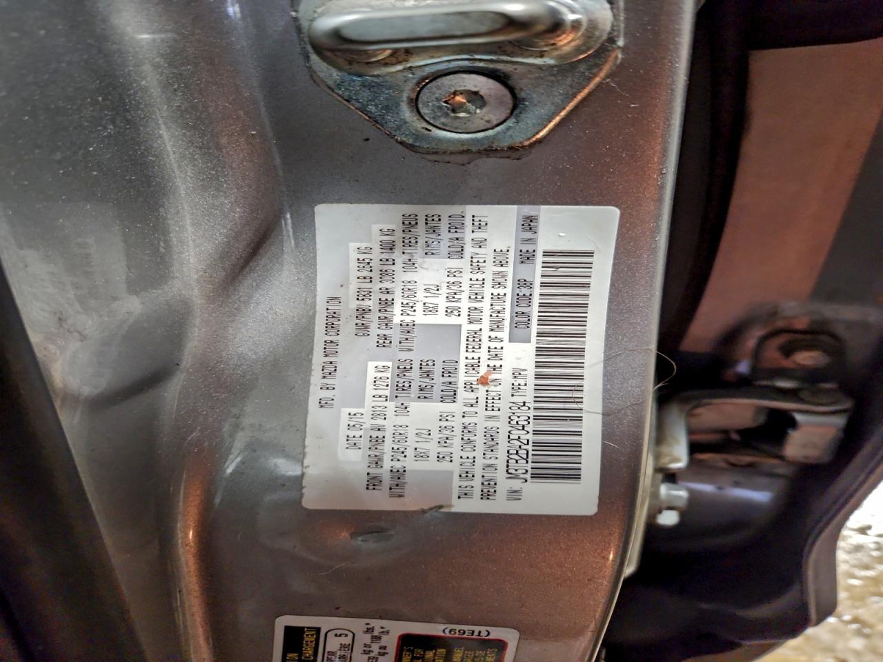 2015 Mazda Cx-9 Sport VIN: JM3TB2BA2F0463184 Lot: 96368105