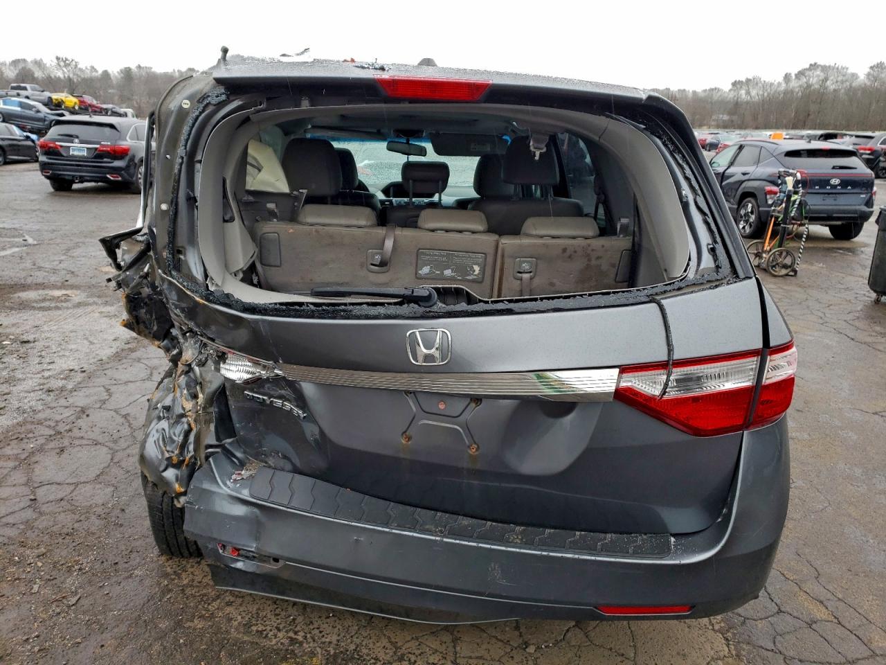 2012 Honda Odyssey Exl VIN: 5FNRL5H66CB028797 Lot: 94224965