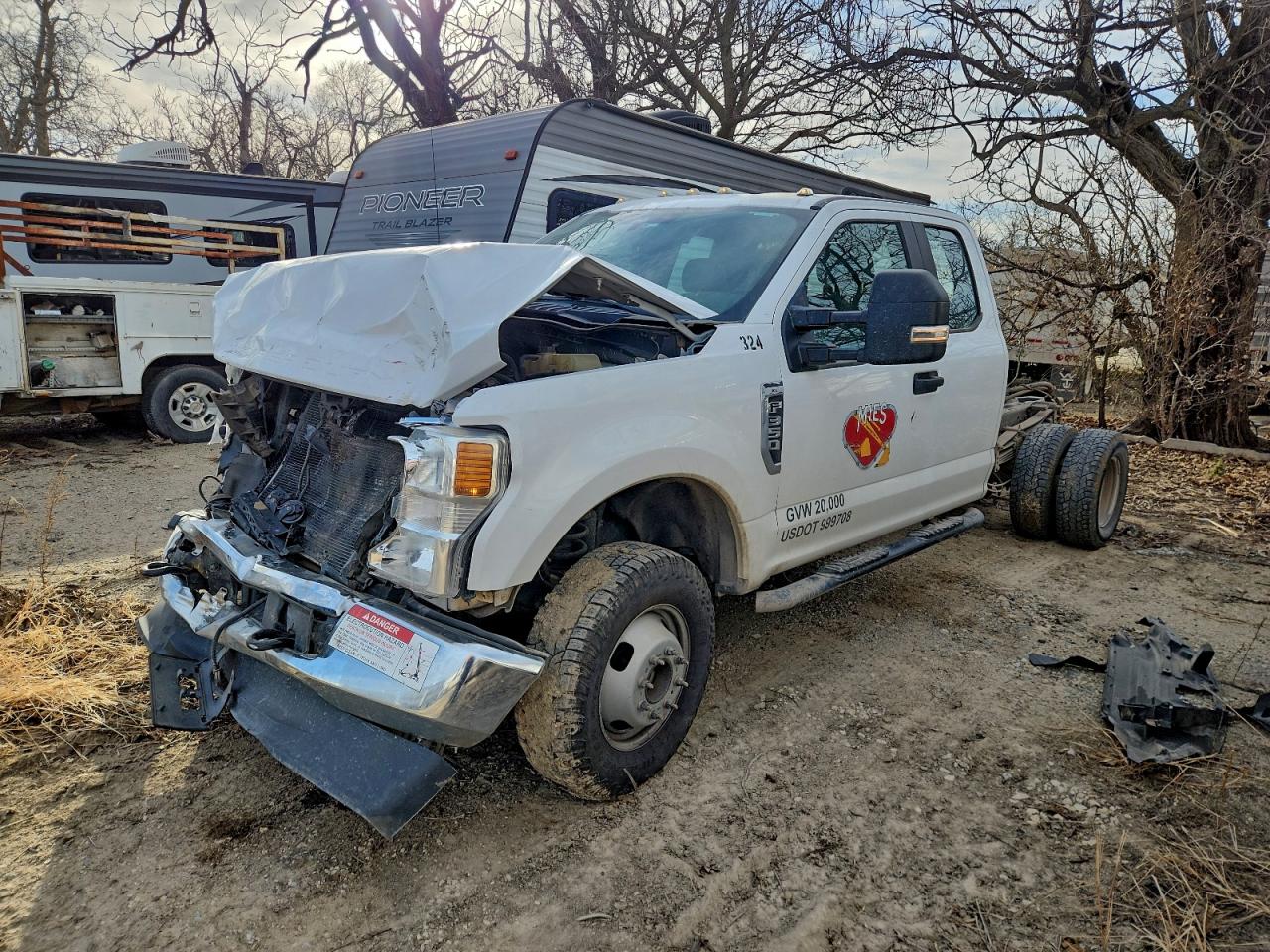 2020 Ford F350 Super Duty VIN: 1FD8X3HN6LEC13456 Lot: 97711495