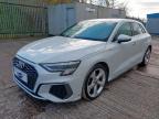 2022 AUDI A3 30 TFSI S LINE 5DR S TRONIC for sale at Copart CHESTER