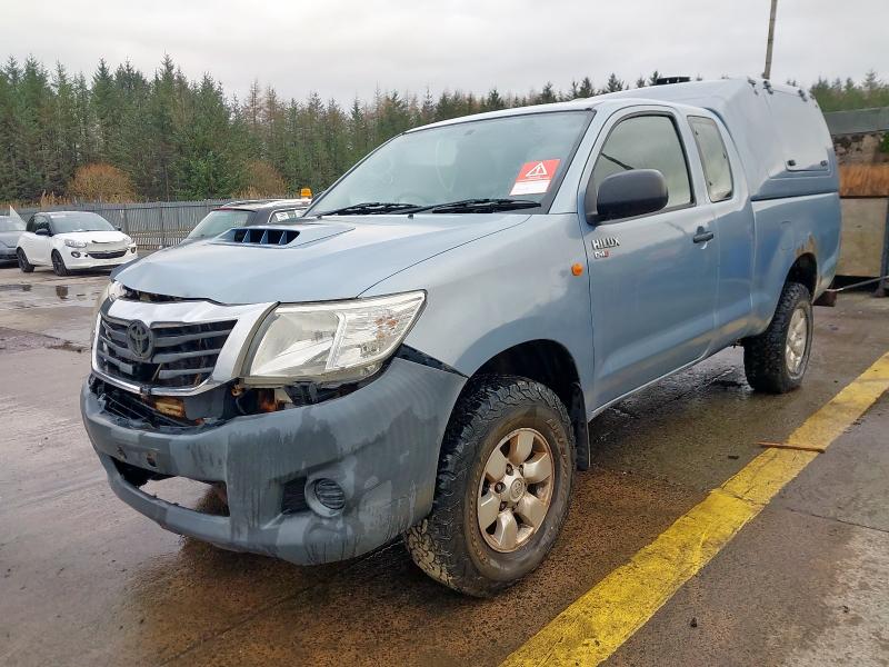 2012 TOYOTA HILUX HL2 EXTRA CAB PICK UP 2.5 D-4D 4WD 144 for sale at Copart WHITBURN