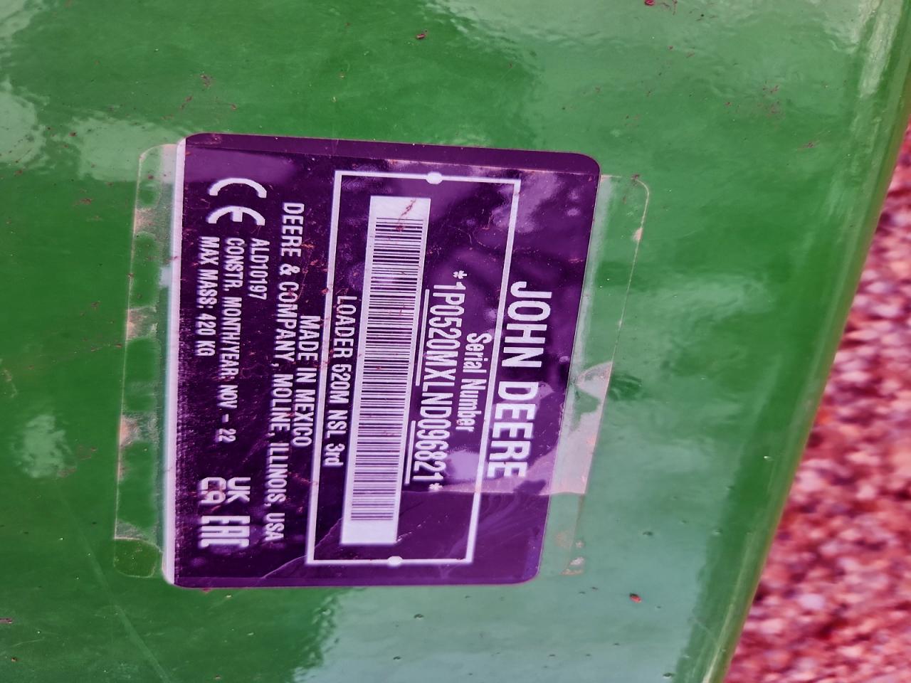 2022 John Deere 520M VIN: 1P0520MXLND096821 Lot: 95661445