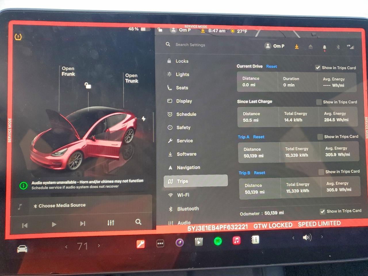 2023 Tesla Model 3 VIN: 5YJ3E1EB4PF632221 Lot: 94853665
