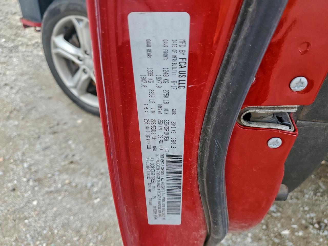 2017 Dodge Journey Crossroad VIN: 3C4PDDGG9HT696501 Lot: 95698035