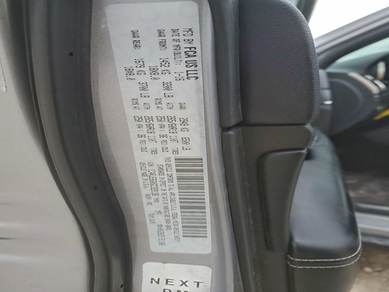 2016 Jeep Grand Cherokee Limited VIN: 1C4RJEBG0GC329138 Lot: 94794765