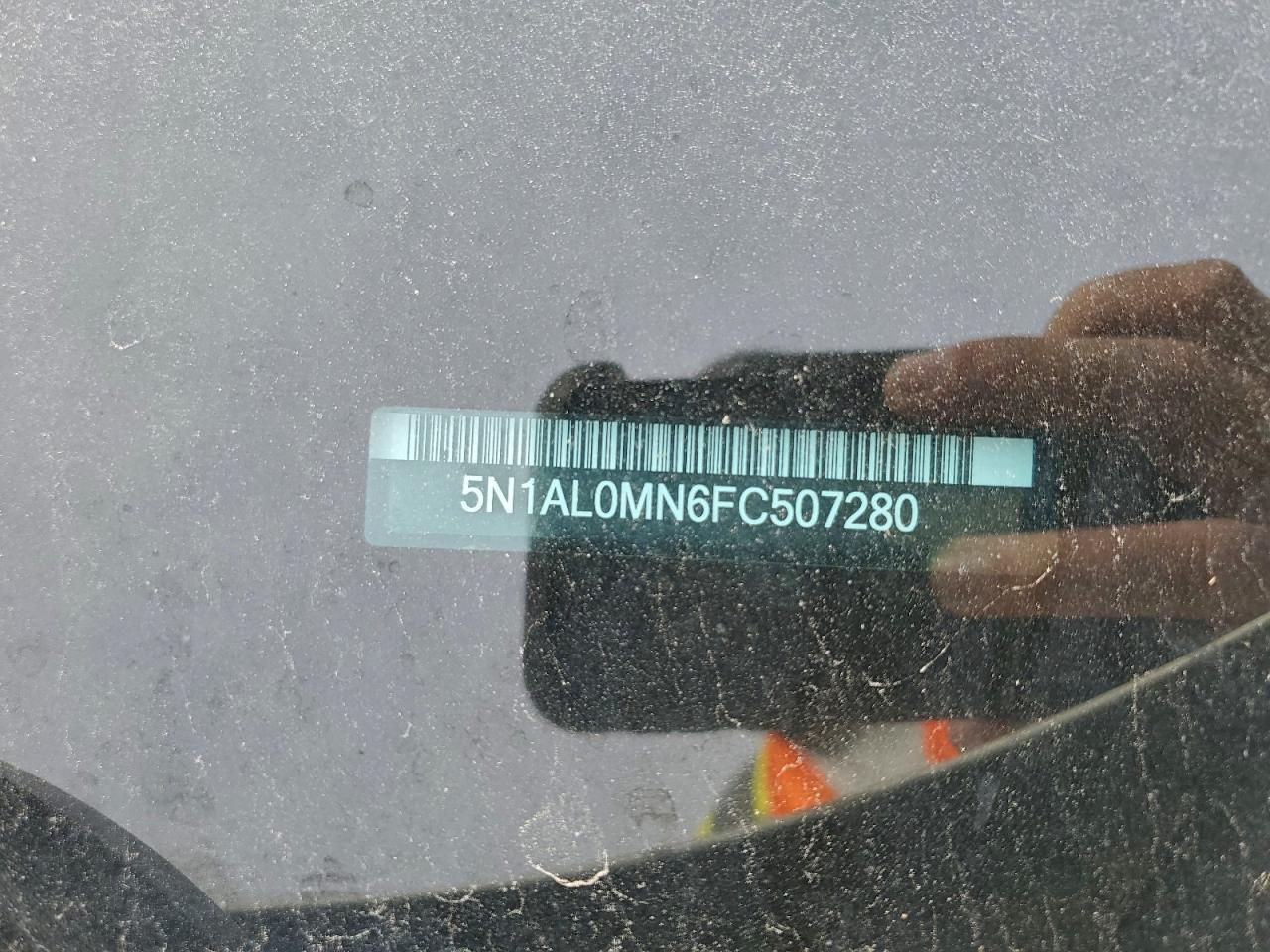 2015 Infiniti Qx60 VIN: 5N1AL0MN6FC507280 Lot: 96481385