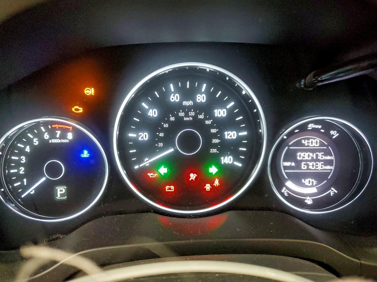 2016 Honda Hr-V Lx VIN: 3CZRU5H38GM727105 Lot: 95244955