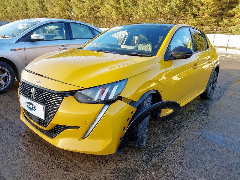 2020 PEUGEOT 208 1.2 PURETECH 100 GT LINE 5DR for sale at Copart WHITBURN