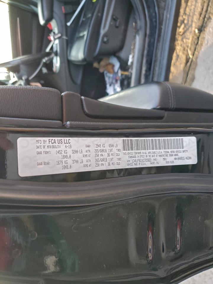 2019 Jeep Grand Cherokee Limited VIN: 1C4RJFBG1KC725822 Lot: 94938285