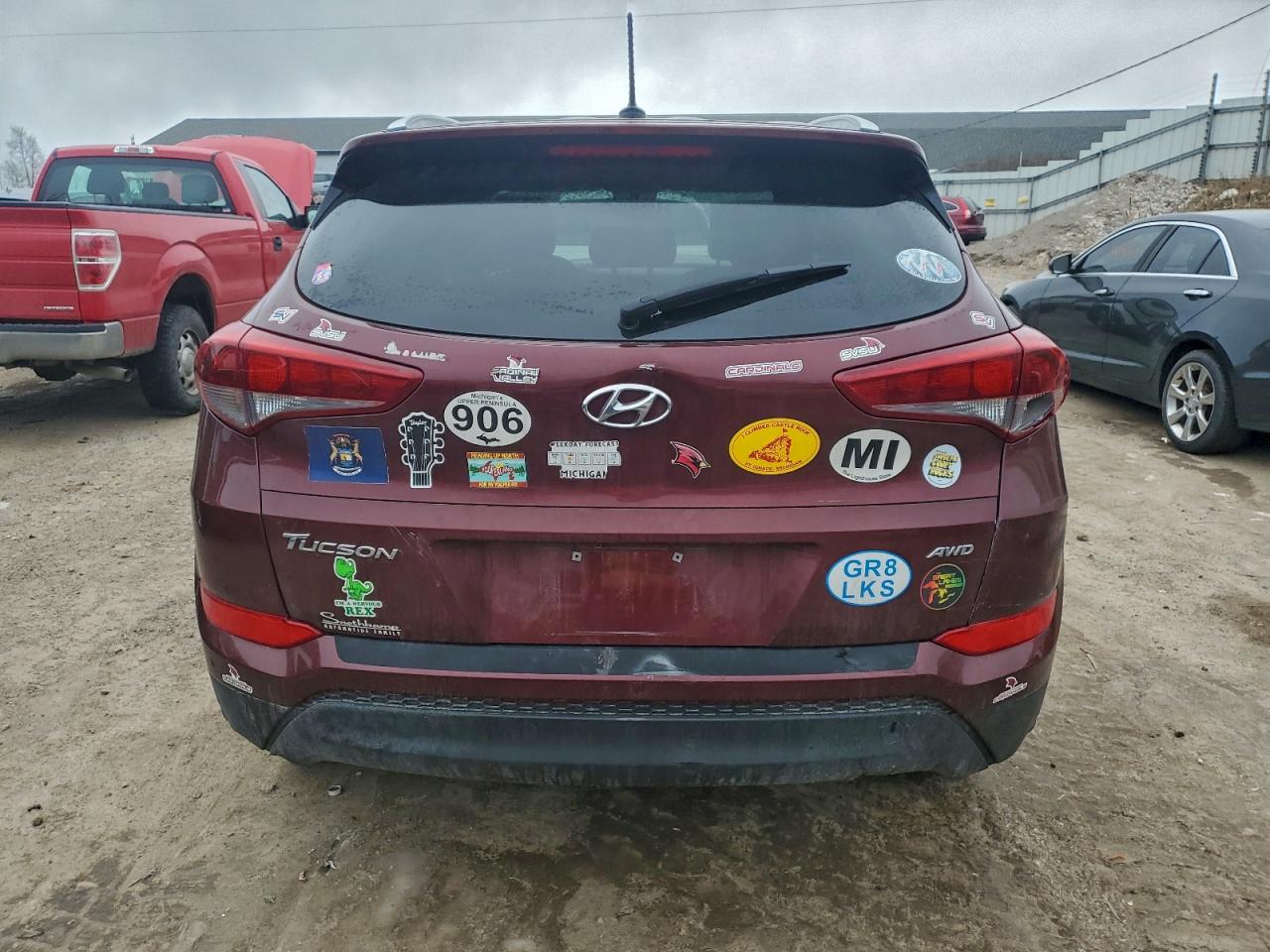2017 Hyundai Tucson Limited VIN: KM8J3CA44HU256589 Lot: 97628235