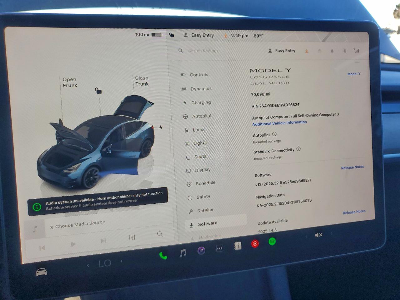 2023 Tesla Model Y VIN: 7SAYGDEE1PA026824 Lot: 94767385