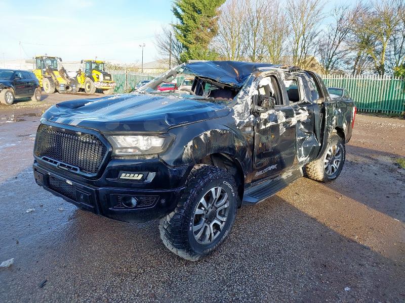 2019 FORD RANGER PICK UP DOUBLE CAB WILDTRAK 3.2 TDCI 200 AUTO for sale at Copart WISBECH