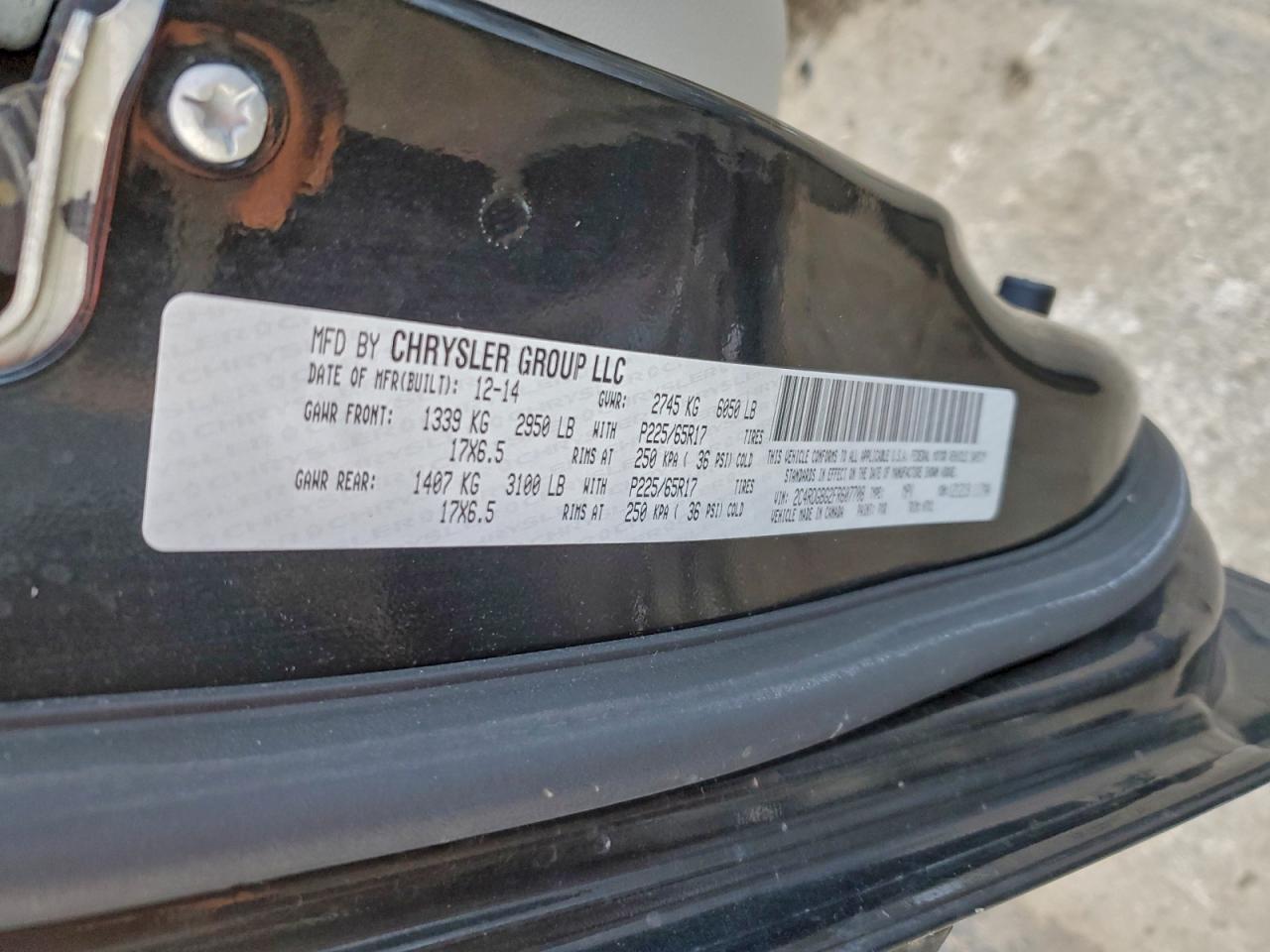 2015 Dodge Grand Caravan Se VIN: 2C4RDGBG2FR607708 Lot: 95876185