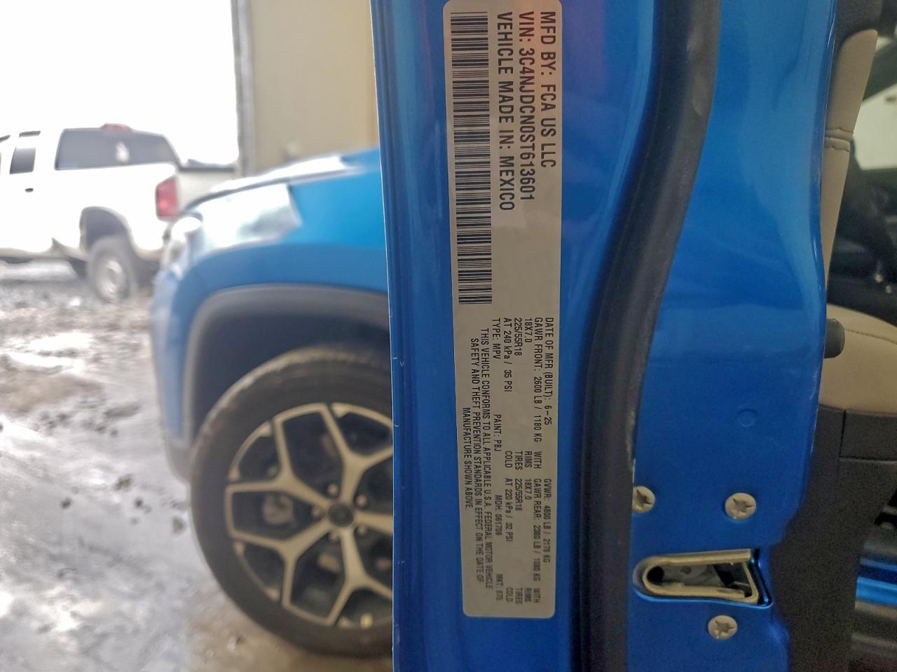 2025 Jeep Compass Limited VIN: 3C4NJDCN0ST613601 Lot: 96115225