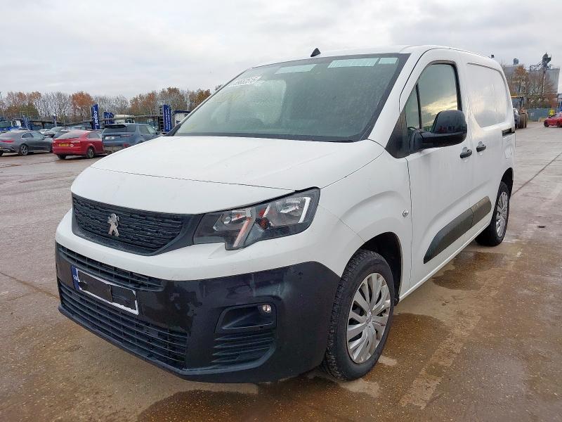 2022 PEUGEOT PARTNER 1000 1.5 BLUEHDI 100 PROFESSIONAL PREM VAN [6 SPD] for sale at Copart SANDY