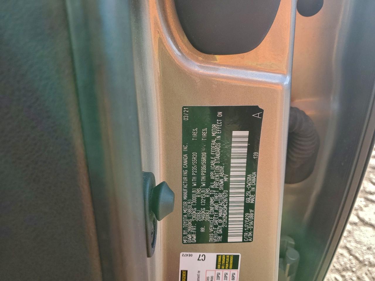 2021 Lexus Rx 350 VIN: 2T2HZMDA5MC287670 Lot: 98078015