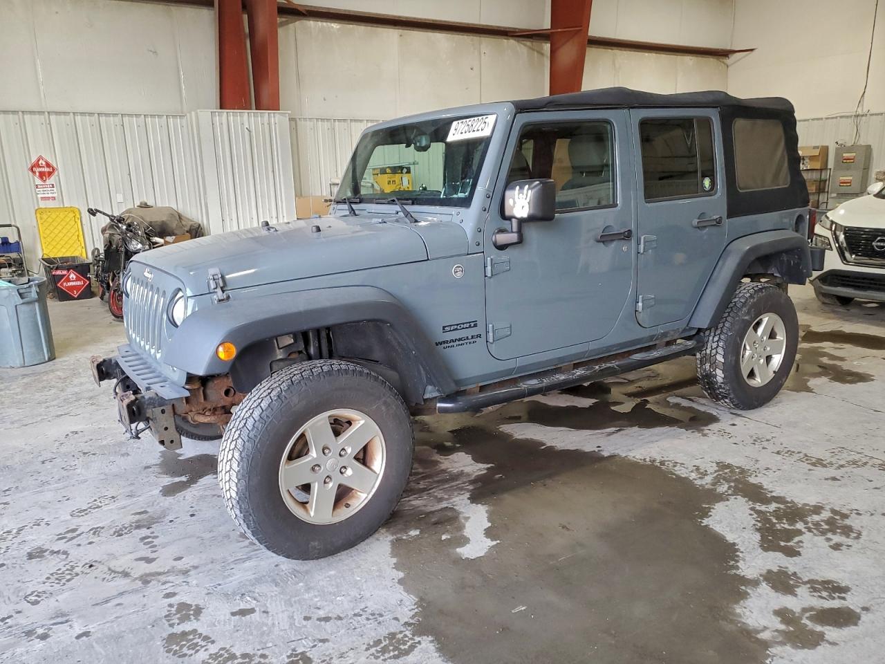 2014 Jeep Wrangler Unlimited Sport VIN: 1C4BJWDG3EL263802 Lot: 97258225