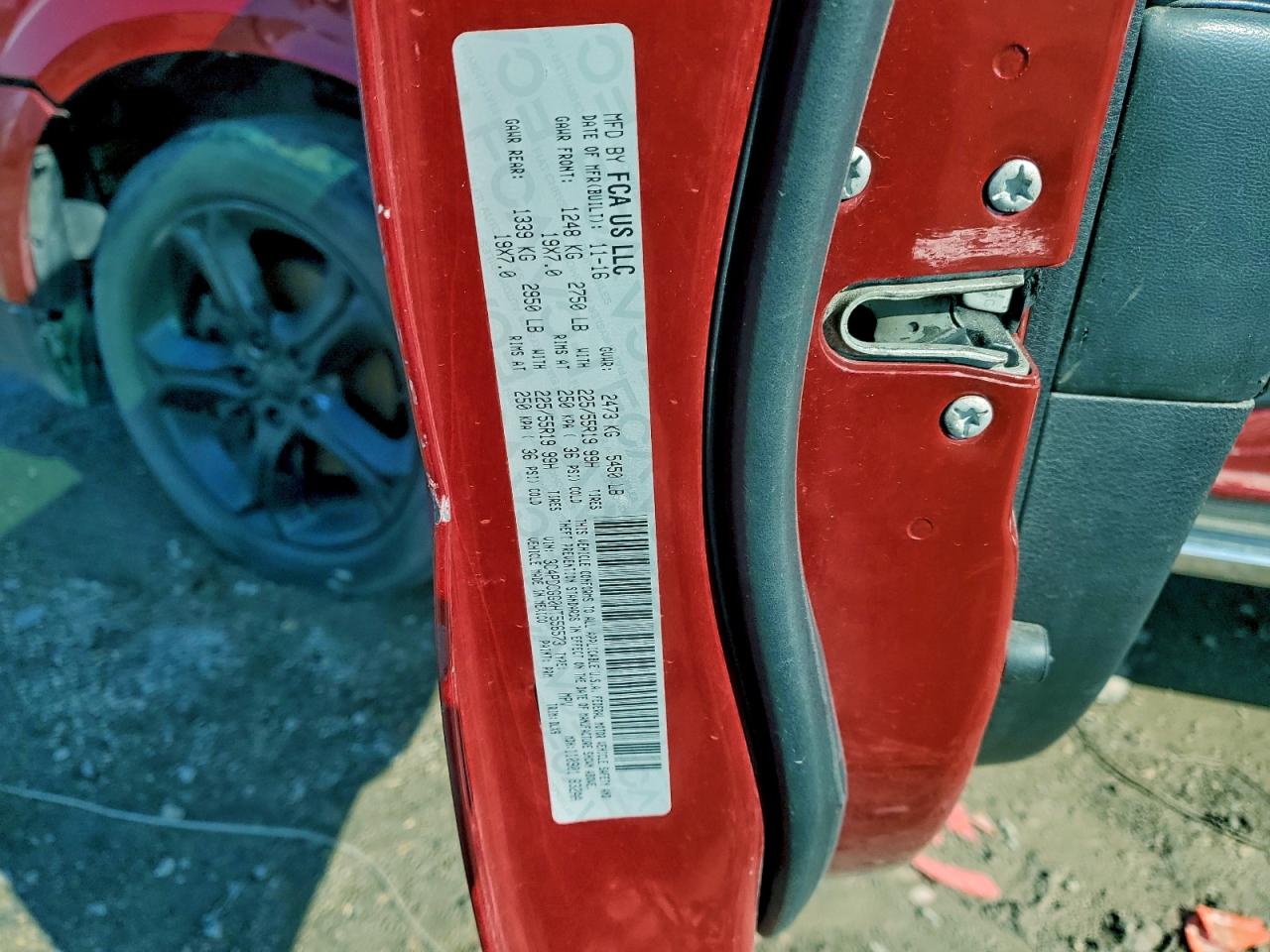 2017 Dodge Journey Crossroad VIN: 3C4PDCGG0HT556573 Lot: 96026675