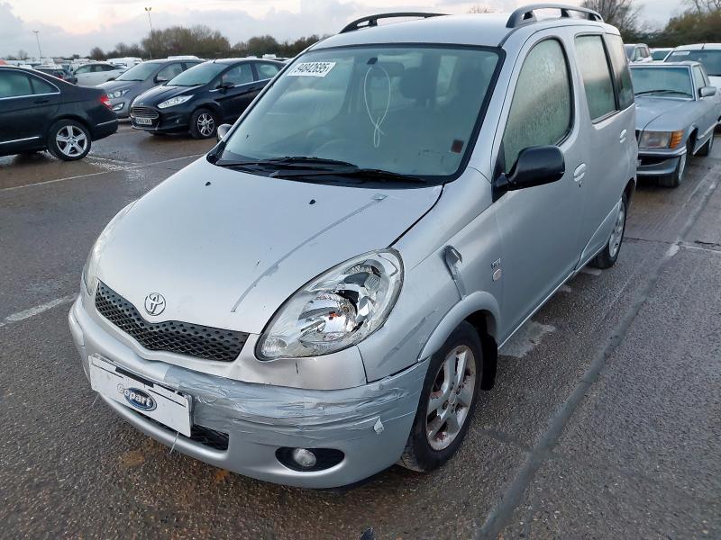 2004 TOYOTA YARIS VERSO 1.3 VVTI T SPIRIT 5DR AUTO for sale at Copart SANDWICH