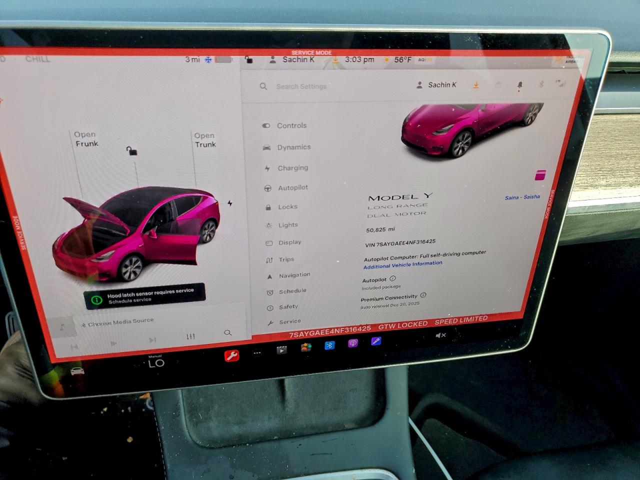 2022 Tesla Model Y VIN: 7SAYGAEE4NF316425 Lot: 94291415