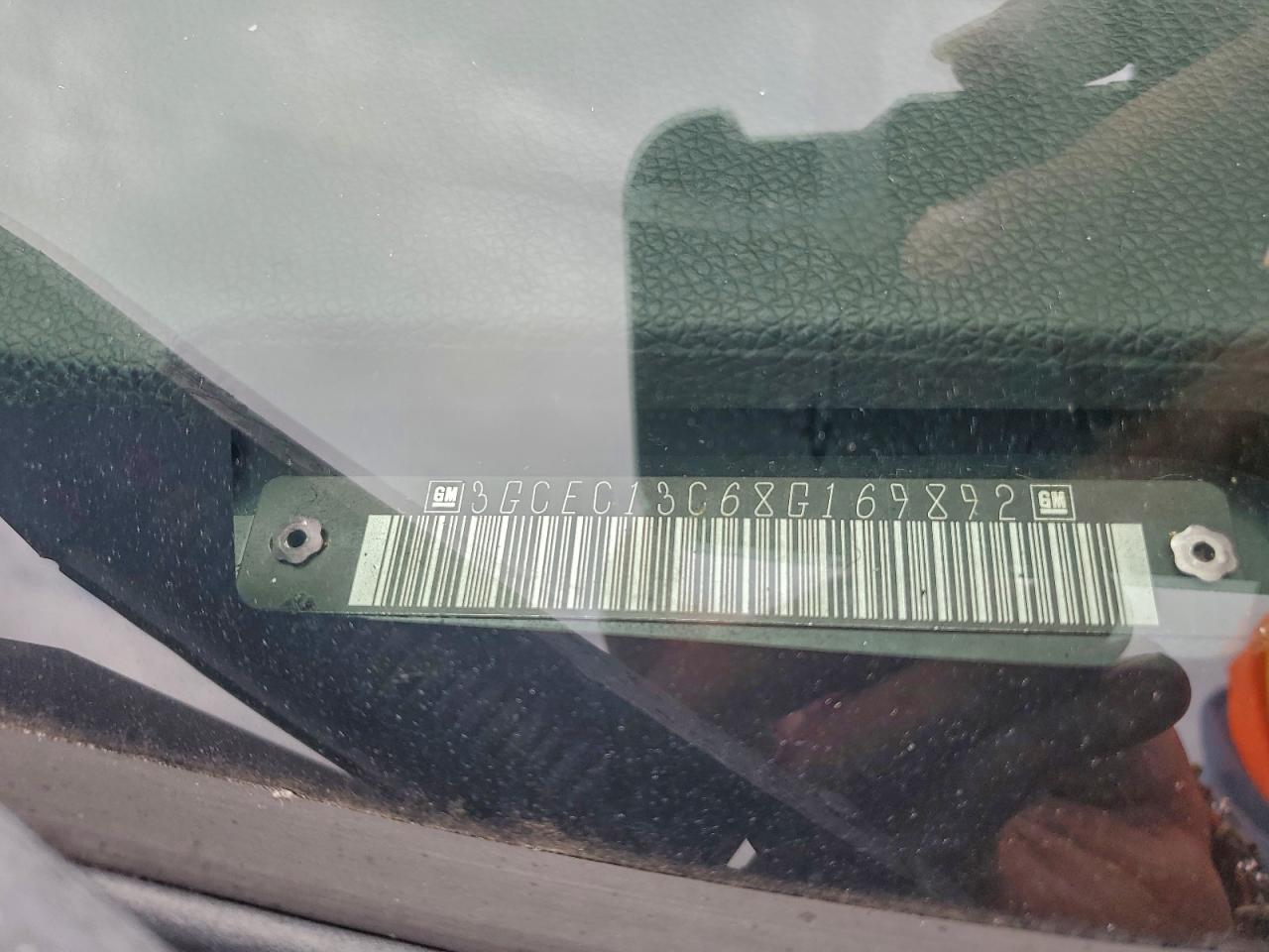 2008 Chevrolet Silverado C1500 VIN: 3GCEC13C68G169892 Lot: 94467535