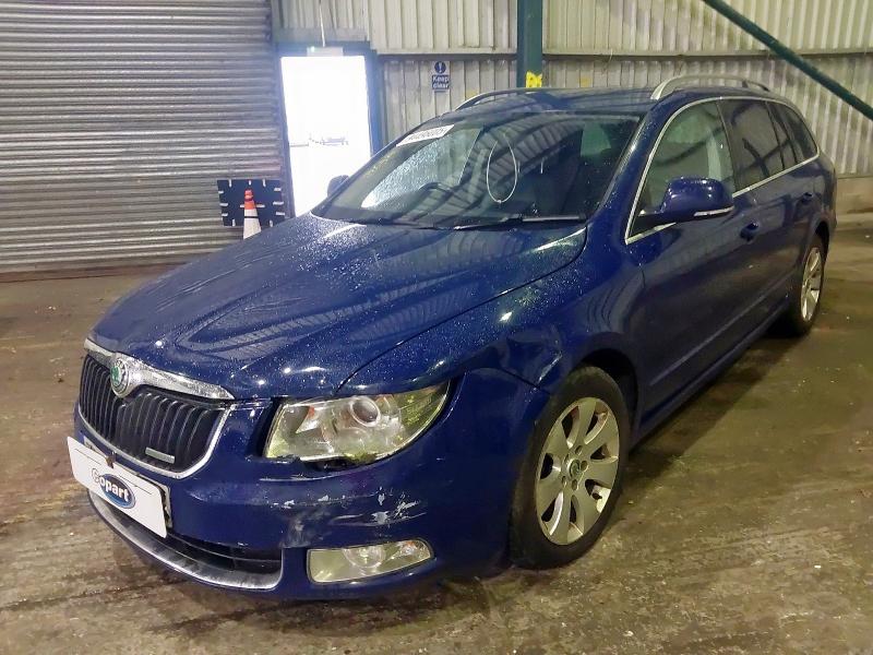 2012 SKODA SUPERB 1.6 TDI CR SE GREENLINE II 5DR for sale at Copart CHESTER
