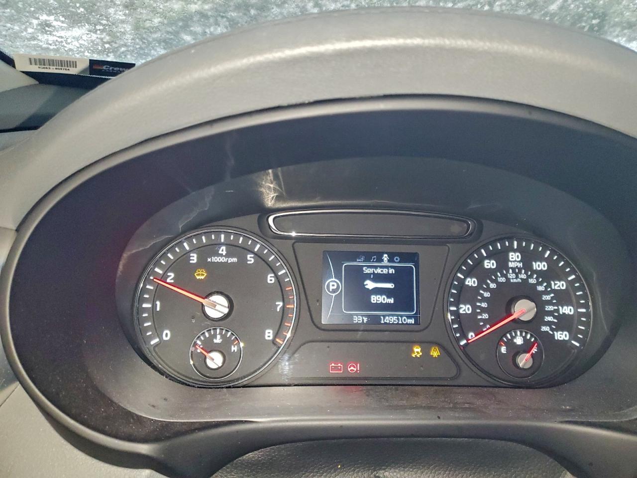 2016 Kia Sorento Ex VIN: 5XYPHDA51GG098744 Lot: 95269635