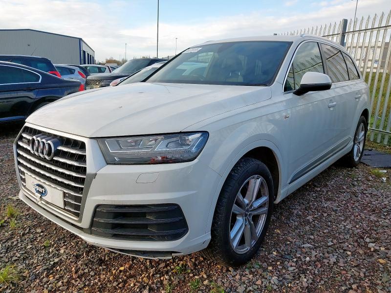 2017 AUDI Q7 3.0 TDI 218 QUATTRO S LINE 5DR TIP AUTO for sale at Copart CORBY