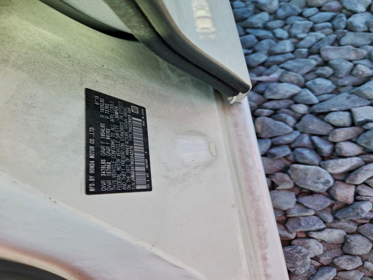 2016 Honda Fit Ex VIN: JHMGK5H78GX042276 Lot: 94824535