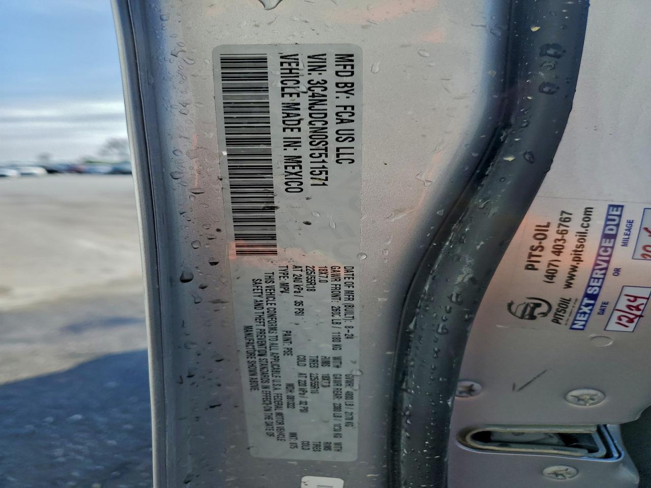 2025 Jeep Compass Limited VIN: 3C4NJDCN0ST511571 Lot: 96466025