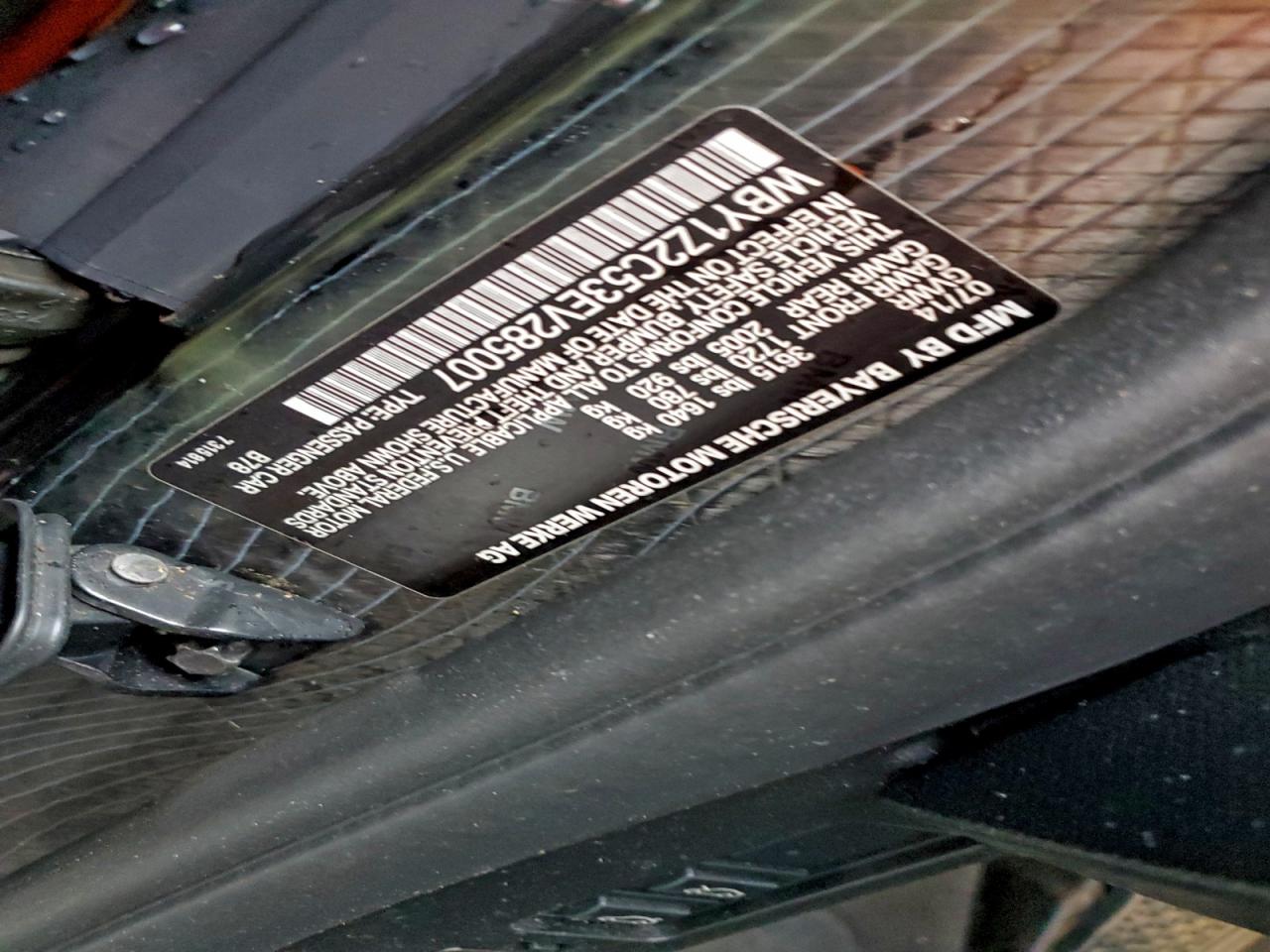 Фото: WBY1Z2C53EV285007