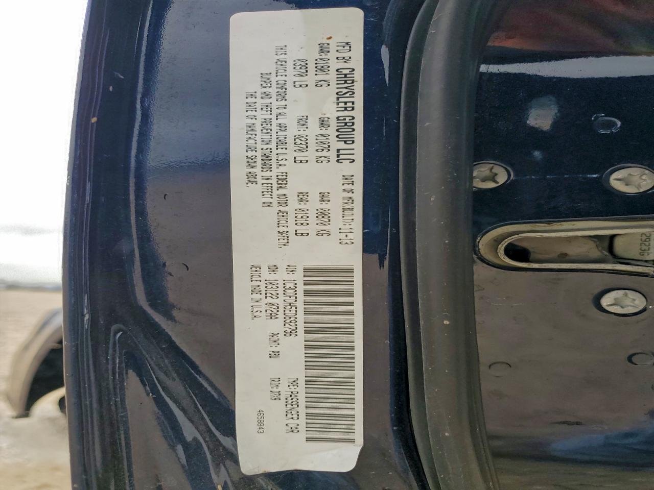 2014 Dodge Dart Se Aero VIN: 1C3CDFDH5ED692796 Lot: 94660395