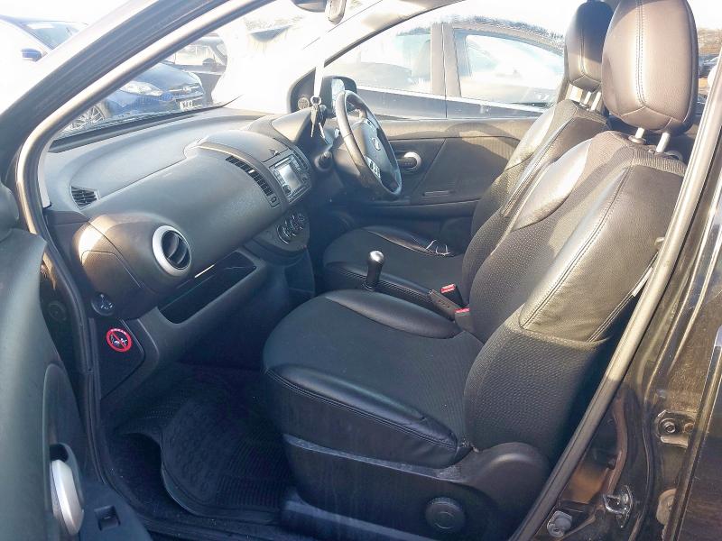 2012 NISSAN NOTE 1.4 N-TEC+ 5DR