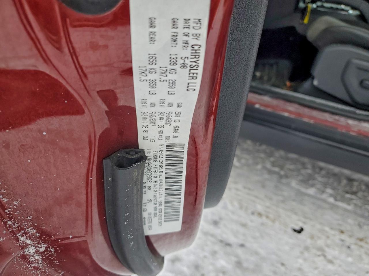 2008 Jeep Commander Sport VIN: 1J8HG48K08C236291 Lot: 96173675