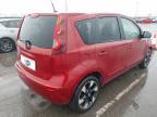 2012 NISSAN NOTE 1.4 N-TEC+ 5DR for sale at Copart CHESTER