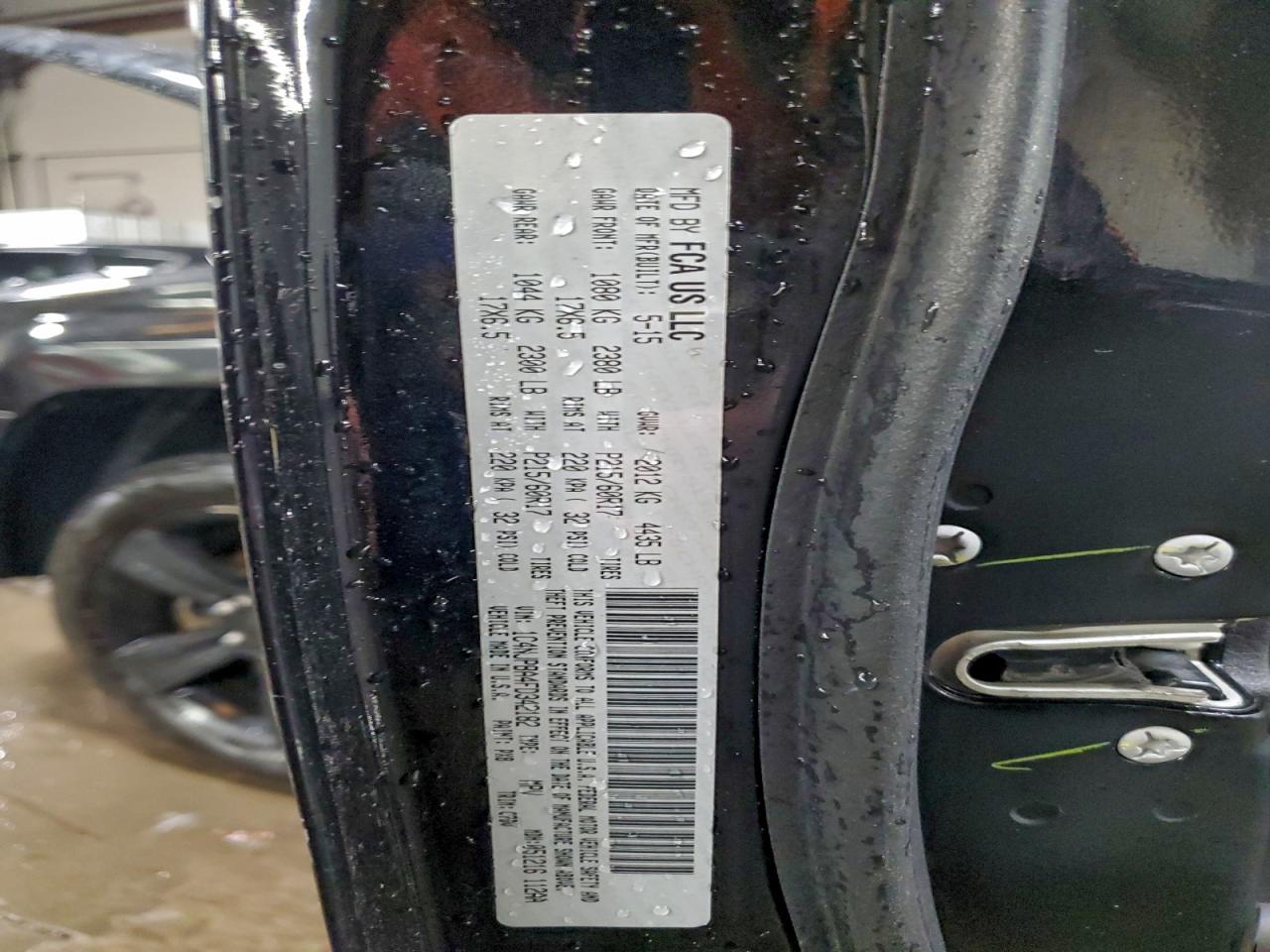 2015 Jeep Patriot Sport VIN: 1C4NJPBA4FD342182 Lot: 97756385