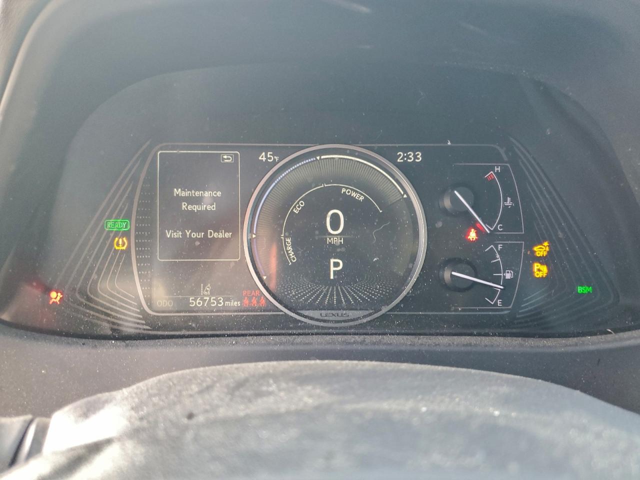 2019 Lexus Ux 250H VIN: JTHU9JBH7K2008831 Lot: 96967485