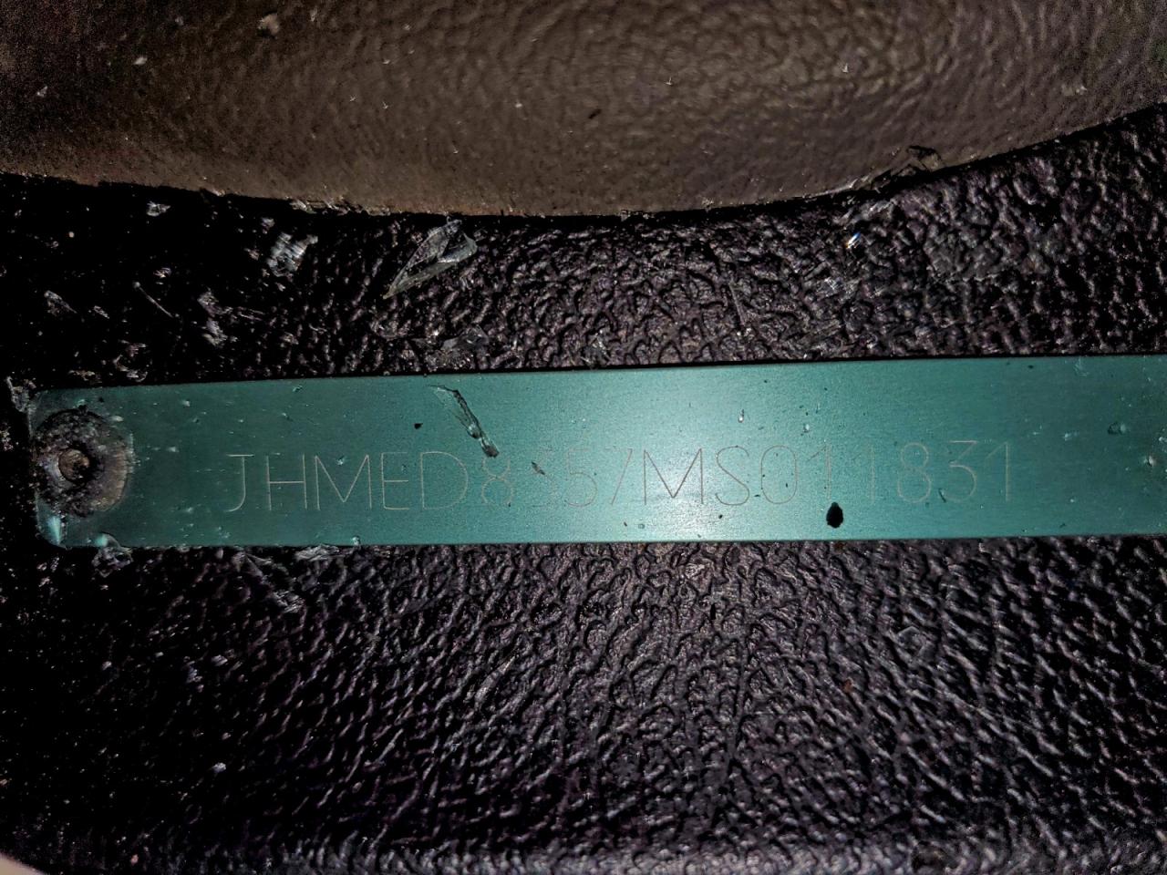 1991 Honda Civic Crx VIN: JHMED8357MS011831 Lot: 94892035