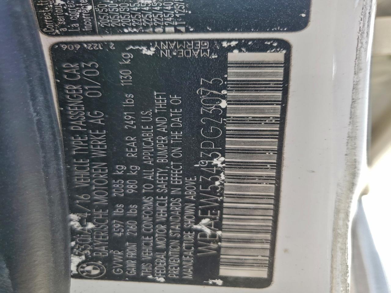 Фото: WBAEW53413PG23073