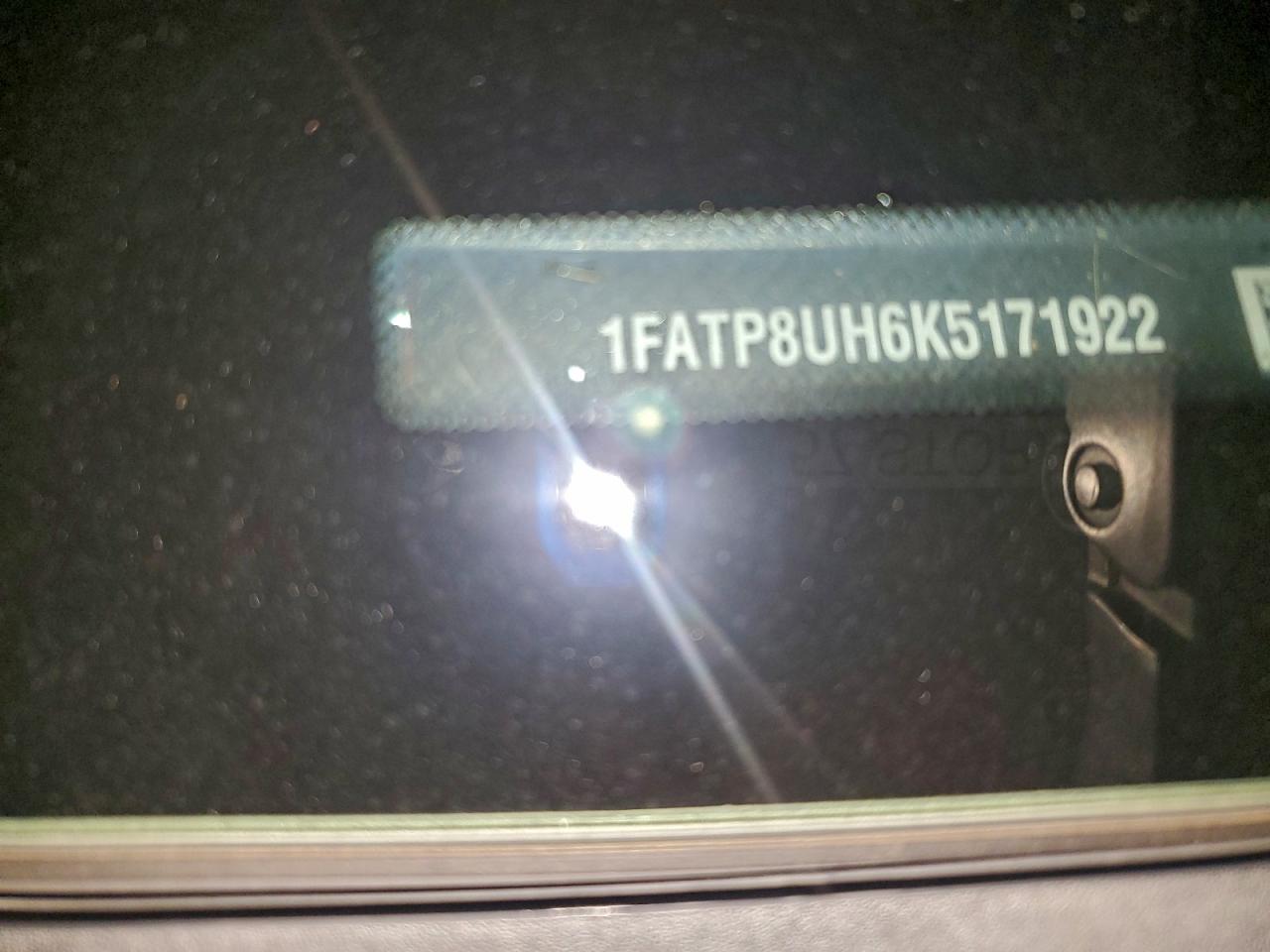 2019 Ford Mustang VIN: 171922 Lot: 95322965