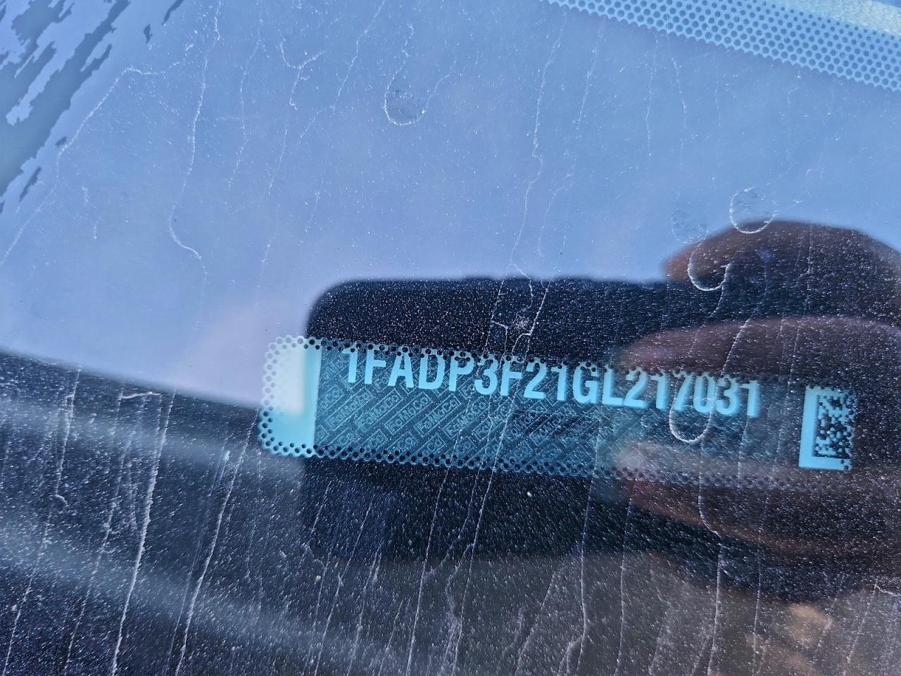 2016 Ford Focus Se VIN: 1FADP3F21GL217031 Lot: 96598975