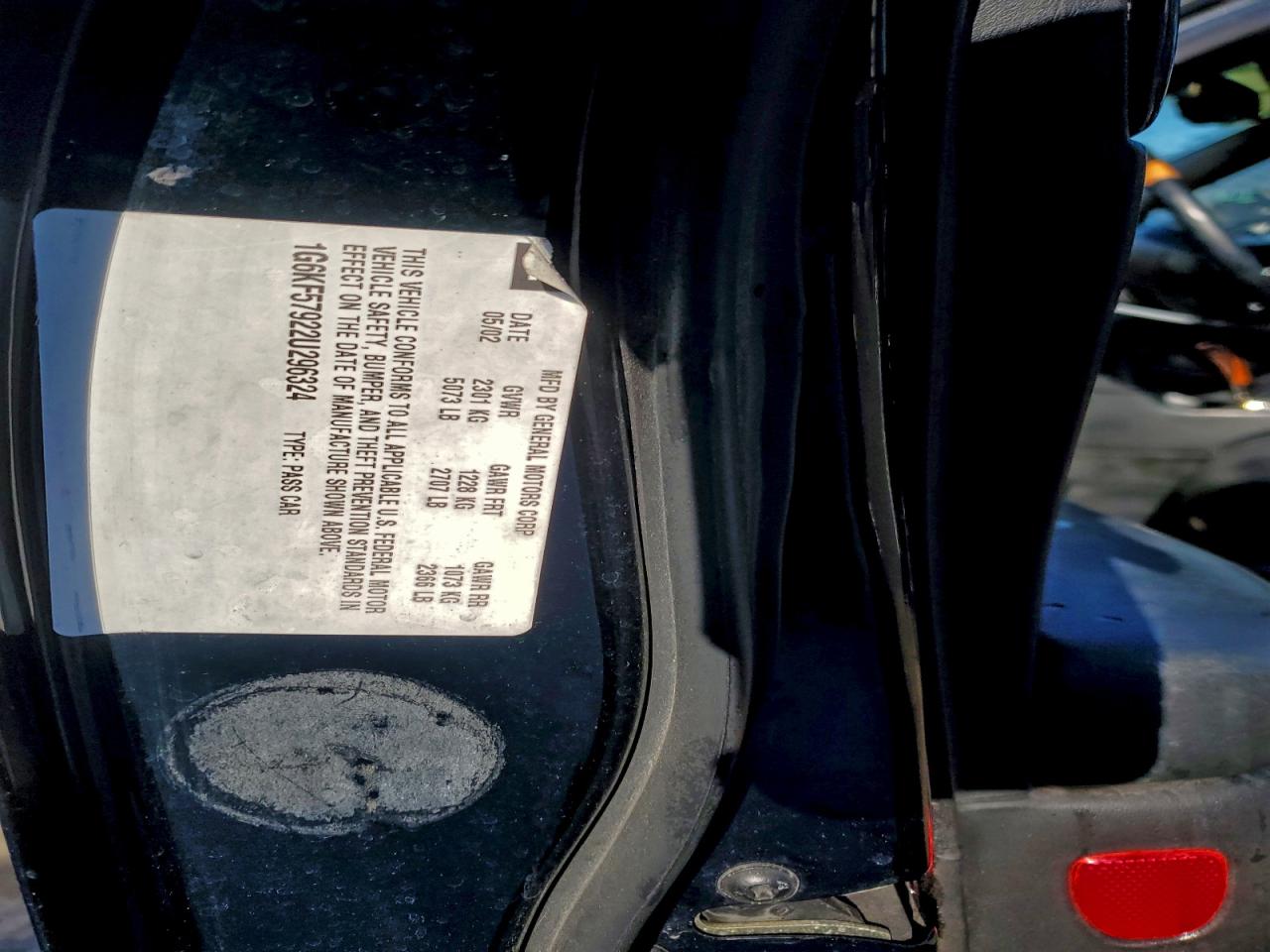 2002 Cadillac Deville Dts VIN: 1G6KF57922U296324 Lot: 95659305