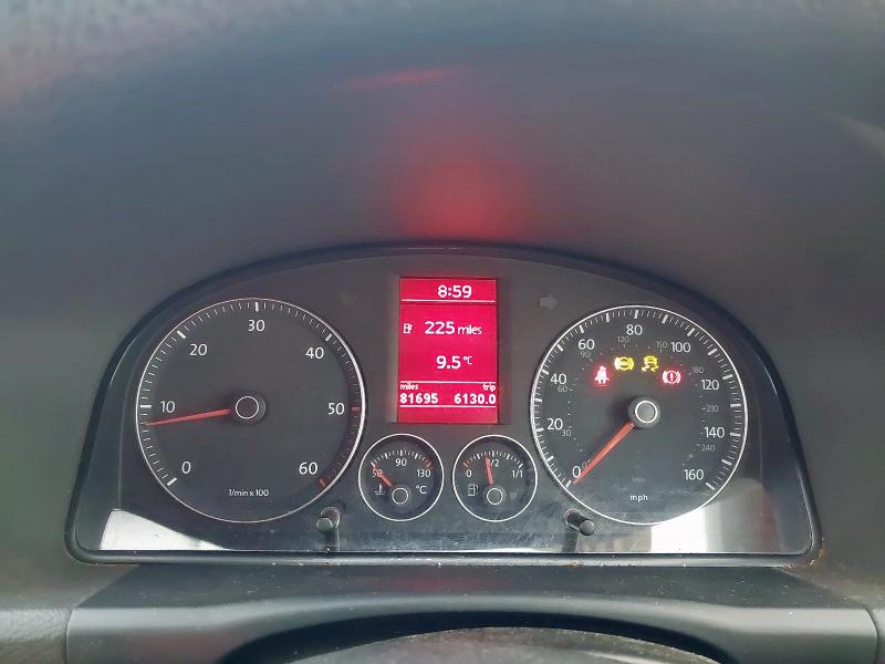 2010 VOLKSWAGEN TOURAN 1.9 TDI DPF BLUEMOTION S 105 5DR