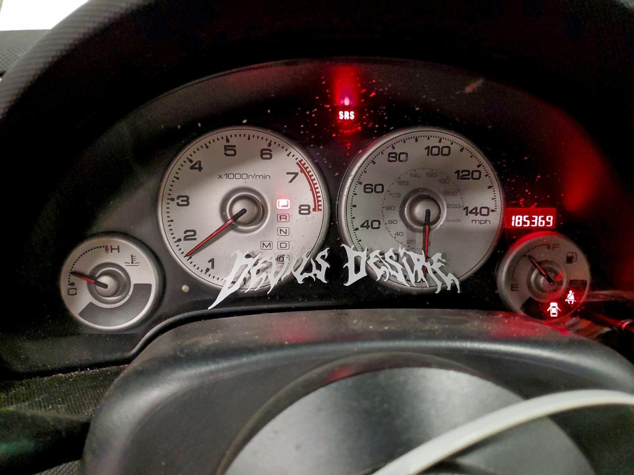 2002 Acura Rsx VIN: JH4DC54862C002308 Lot: 96531115