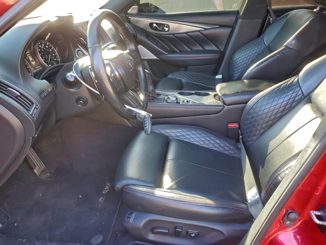 2018 Infiniti Q50 Red Sport 400 VIN: JN1FV7ARXJM481308 Lot: 95879975