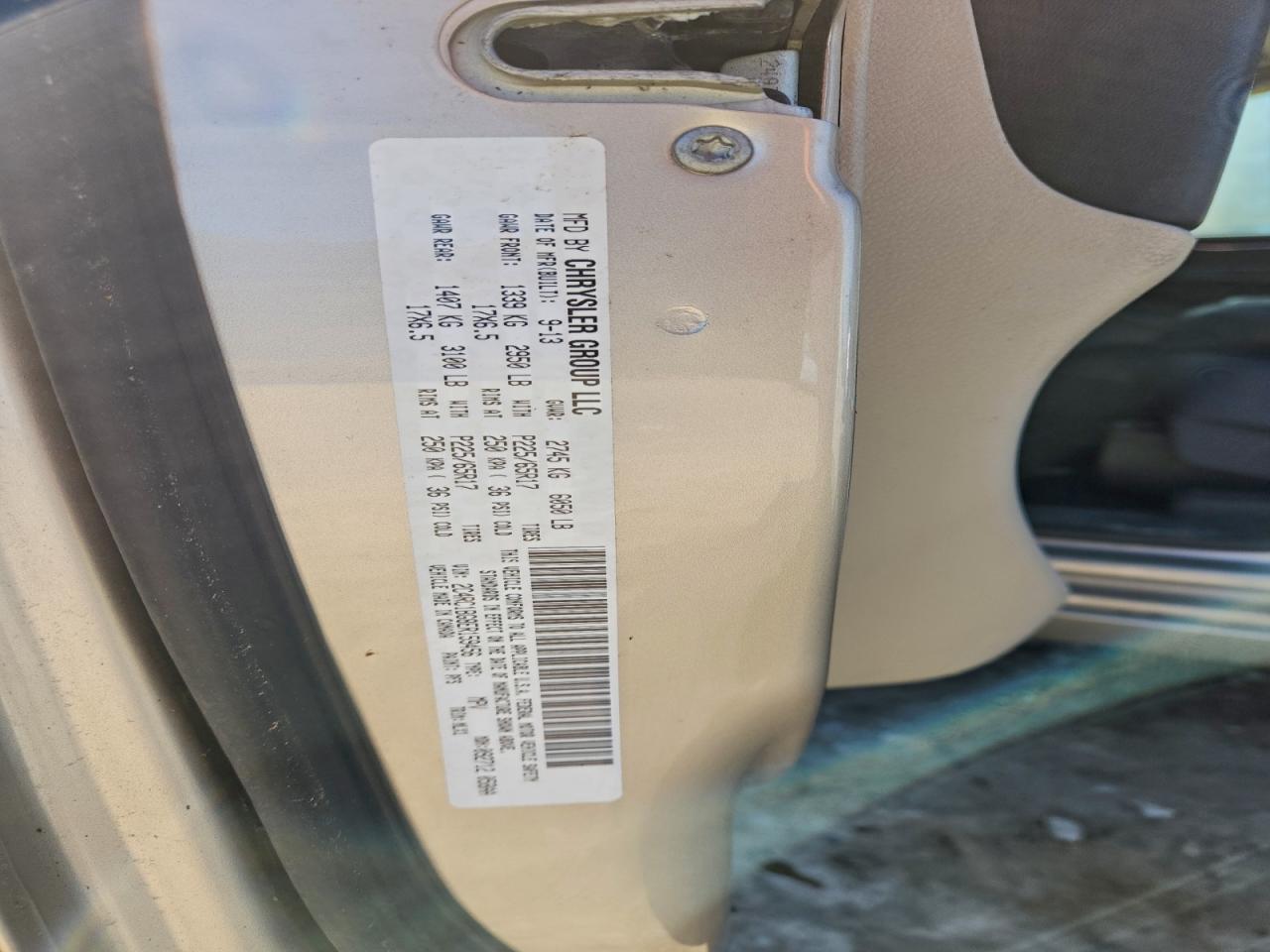 2014 Chrysler Town & Country Touring VIN: 2C4RC1BG8ER159456 Lot: 96476955