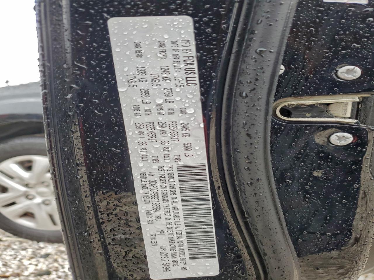 2016 Dodge Journey Se VIN: 3C4PDCAB6GT186564 Lot: 94271575