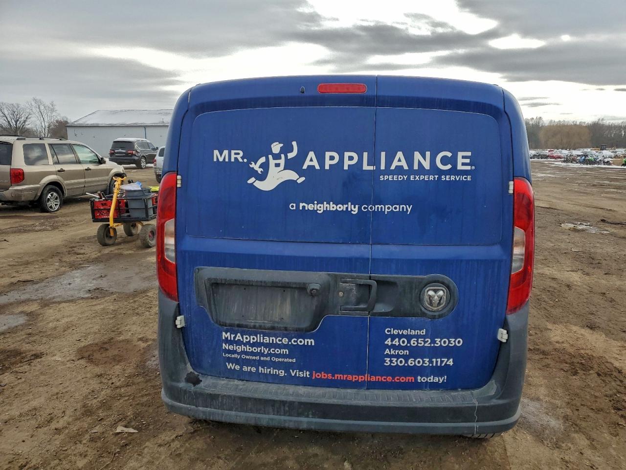 2021 Ram Promaster City Delivery Van VIN: ZFBHRFAB9M6V29738 Lot: 95867055