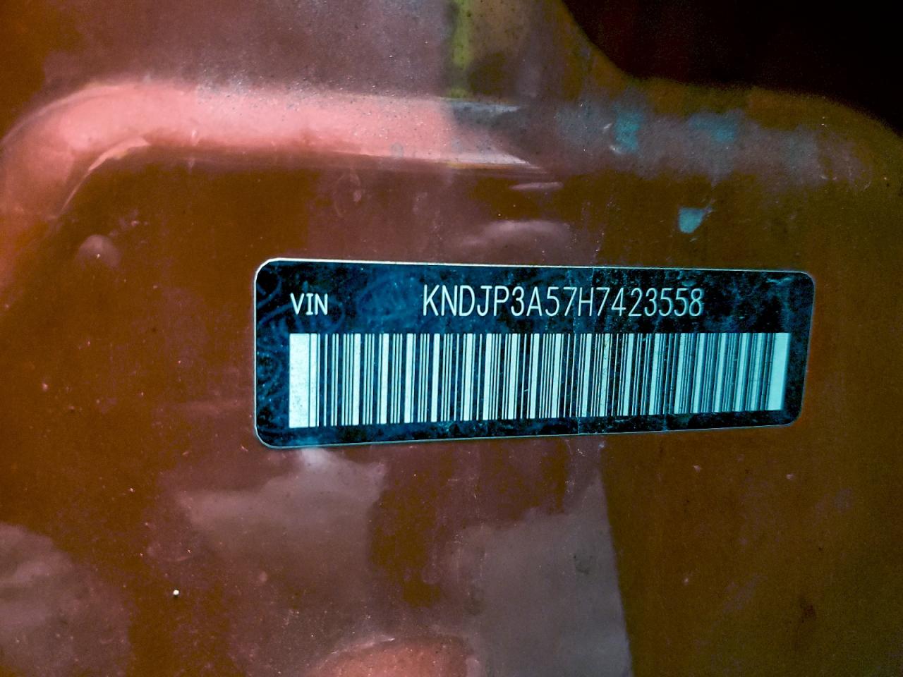 2017 Kia Soul + VIN: KNDJP3A57H7423558 Lot: 96579945